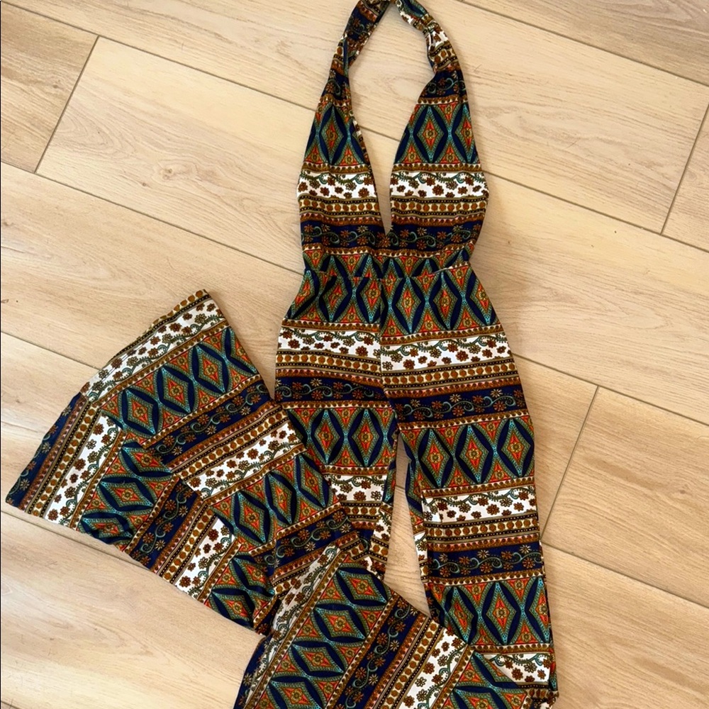 Bohemian Patterned Jumpsuit
